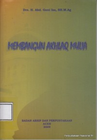 Image of Membangun akhlaq mulia